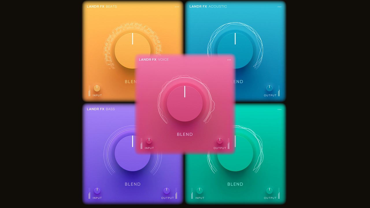 Landr Fx Suite (Voice, Bass, Beats, Acoustic, Electric)) - One Knob Vst Effects Plugins