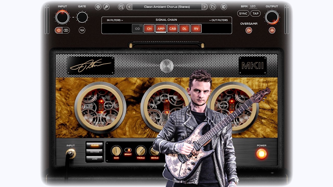 New Amp Sim By Mixwave - Jason Richardson Guitar Vst Plugin - All Factory Presets