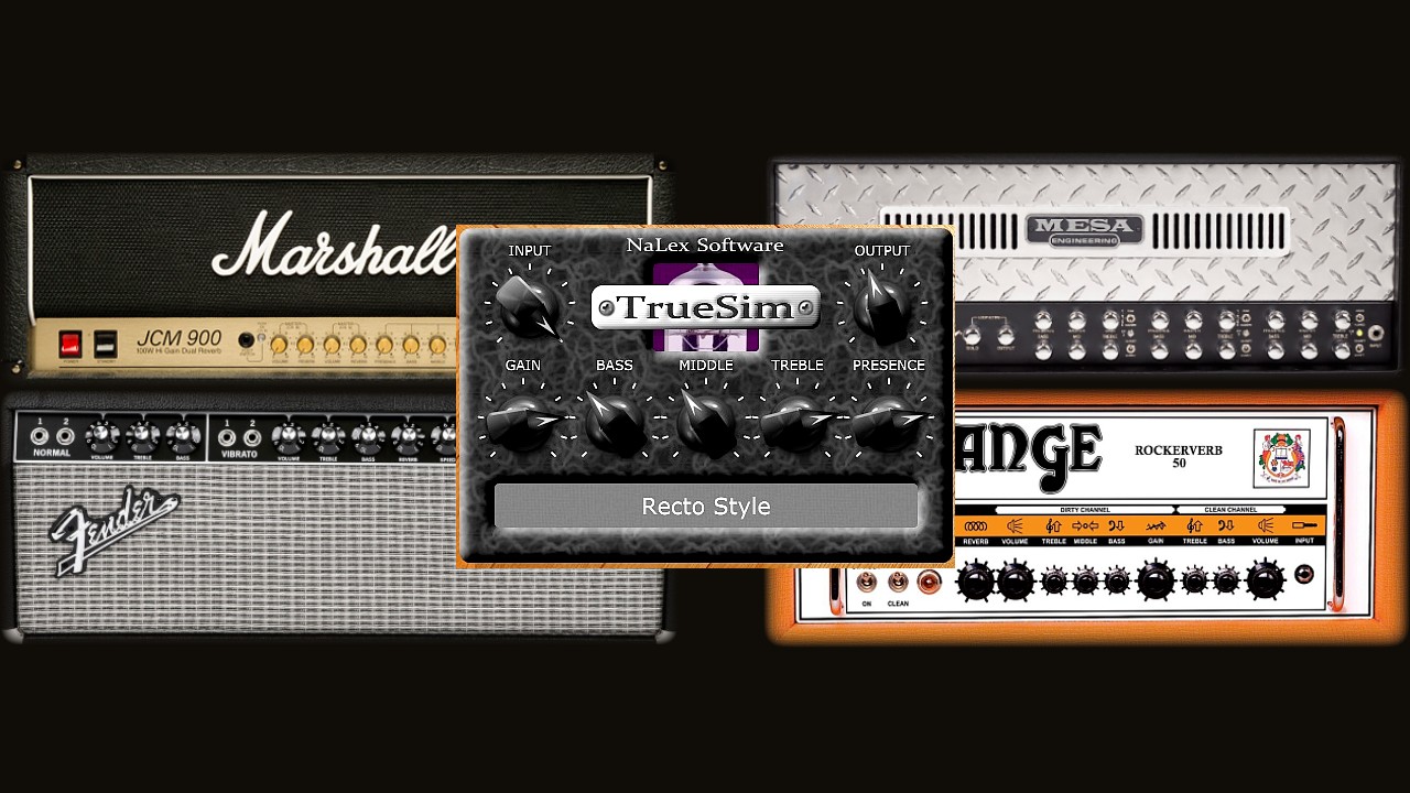 7 Tube Amplifiers In 1 In New Free Guitar Amp Sim By Nalex - Truesim Vst Plugin