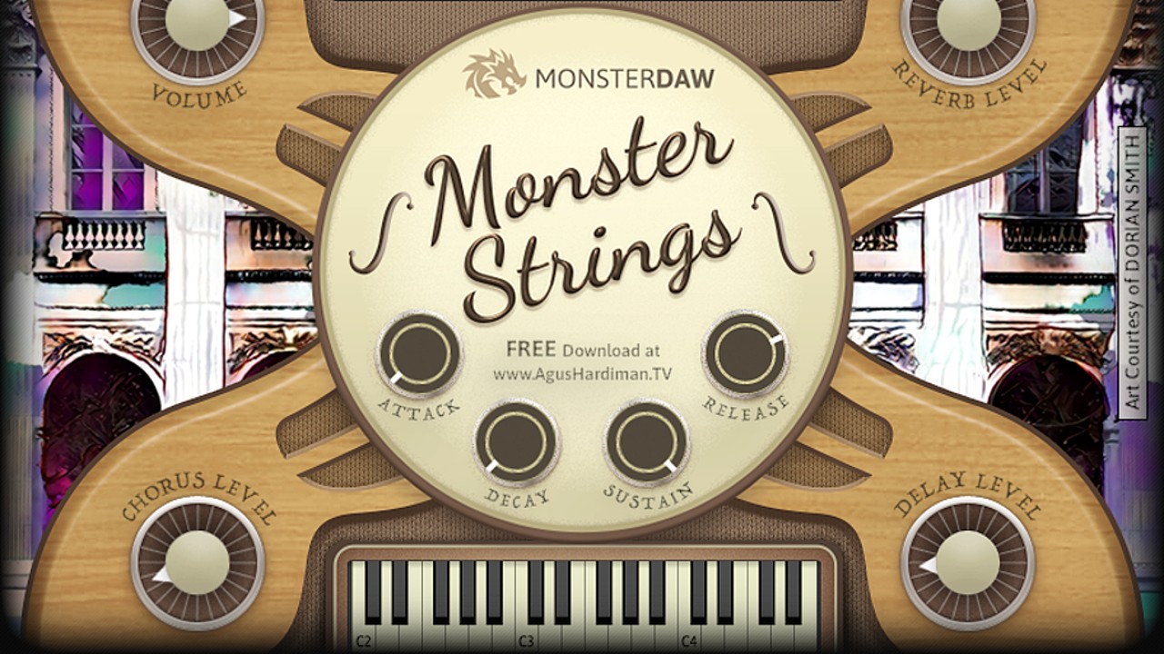 Cool New Free Strings Vst Instrument By Agus Hardiman - Monster Strings Plugin - All Presets