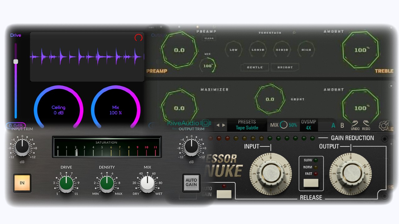 3 New Free Vst Plugins & Plugin Deals- Kiive Audio, Aurora Dsp, SSL - Xtressor Nuke, Gorilla, Fusion Vintage Drive, NAM Amp