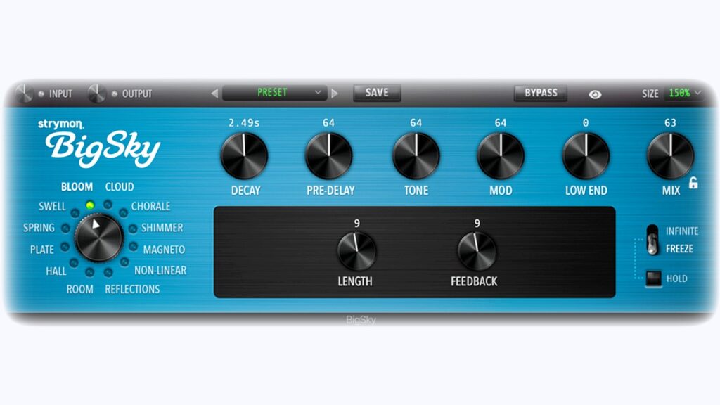 New Beautiful Multi Dimensional Reverb By Strymon - BigSky Vst Plugin - All Presets Playthrough