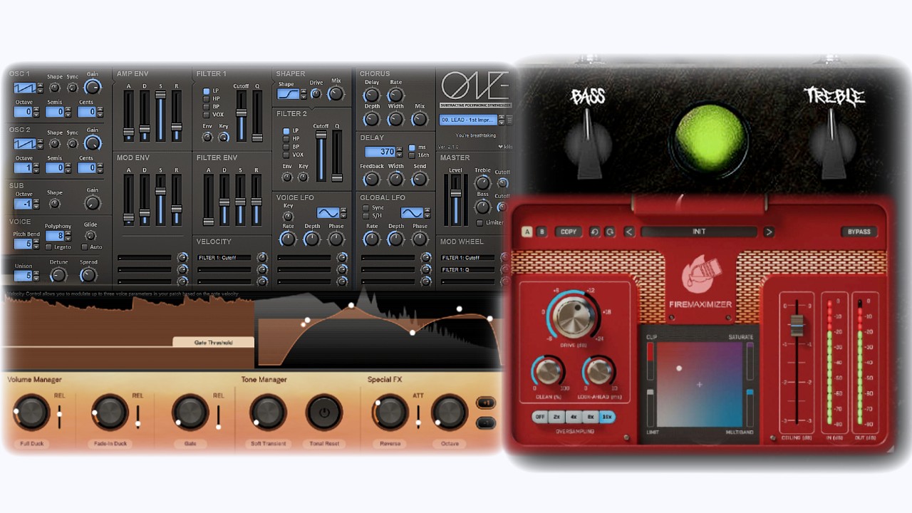 New FREE VSTs & 3 Deals - Cherry Audio, AugustRose Audio, United Plugins, WA Production, Steven Ack & Kilohearts (kHs One, FireMaximizer, KSHMR Reverb, NAM Amp, Growler)