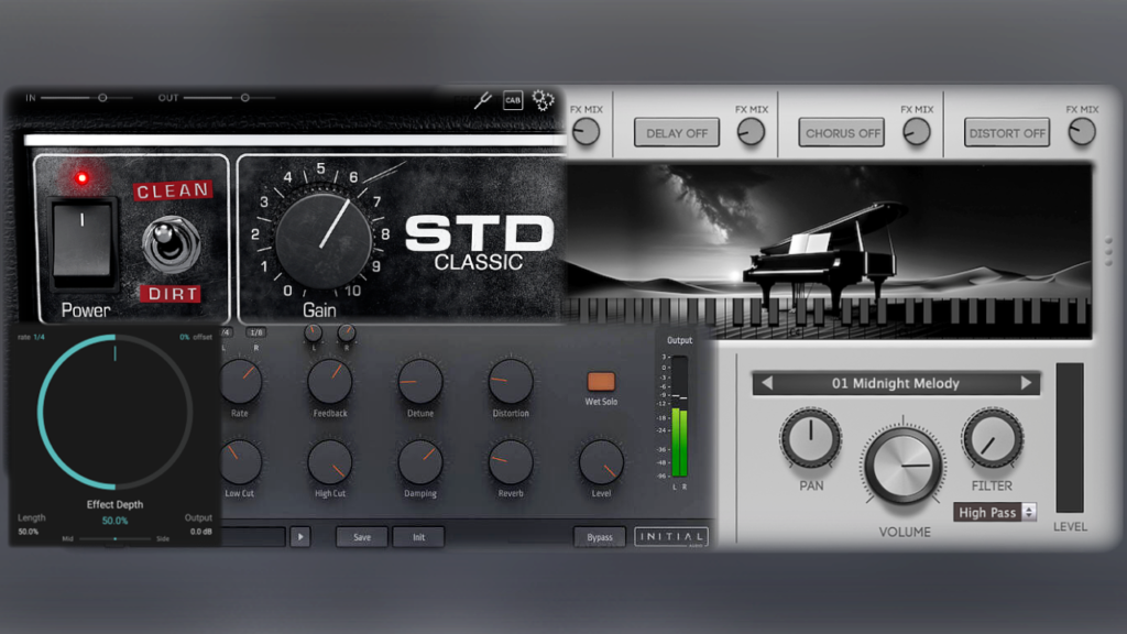 2 New Free Vsts & 2 Vst Deals - Bogren Digital, Initial Audio, Agus Hardiman & Solider Sound (Monster Piano 3, S Pulser, Bassknob STD & Dynamic Delay)