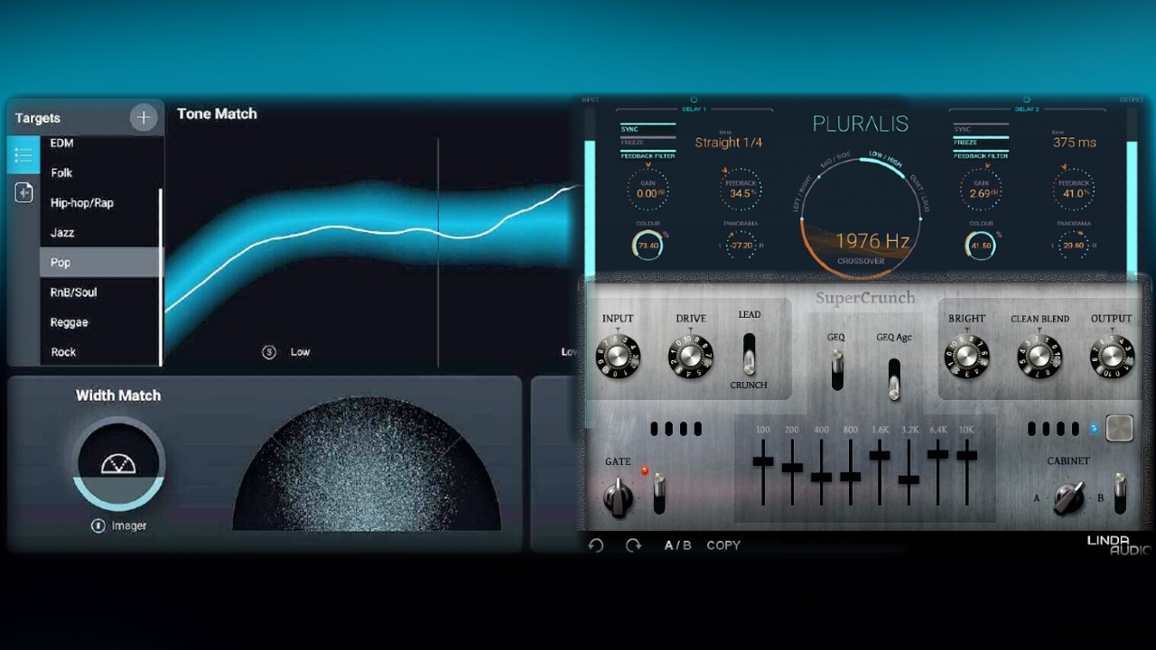 2 New Free Vsts & 2 Vst Deals - United Plugins, Izotope, Steve Ack & Linda Audio (Neural Amp Modeler Update, Pluralis, Supercrunch & Ozone 10 Elements)