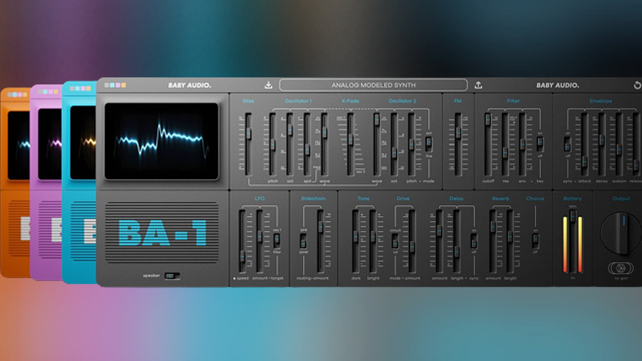 New Virtual Instrument & Analog Modeled Synth Plugin by Baby Audio - BA 1 - All Factory Presets