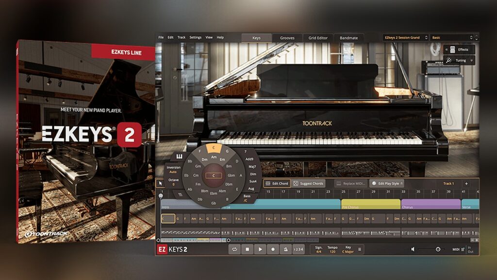 How To Write Piano Music, Melodies, Accompaniment For a Song with EZKeys 2 (Pro, Quick & Easy)