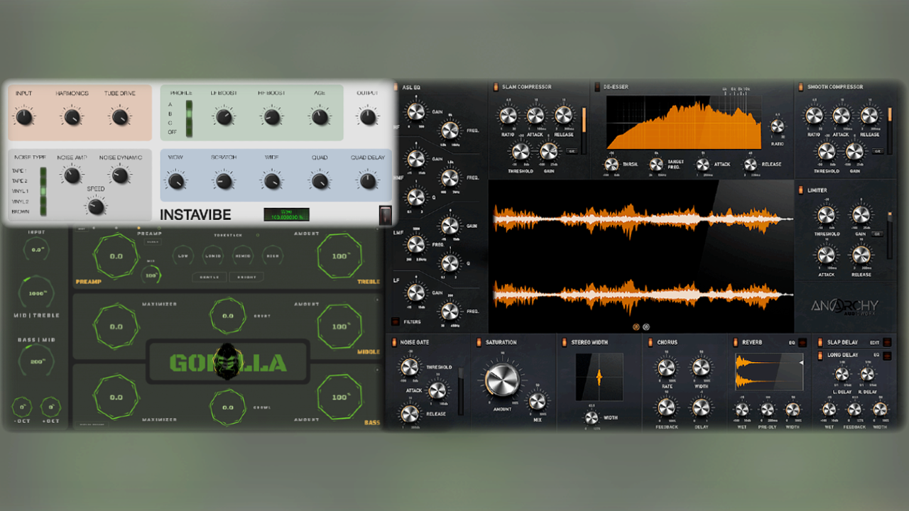 2 New Free Vsts & 2 Vst Deals - Auroradsp, Anarchy Audioworx, Airwindows & Linda Audio (Vocalator Pro, Instavibe, Galactic2 & Gorilla)