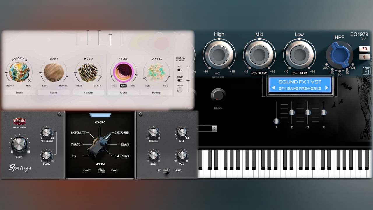 2 Cool New Free Vsts & 3 Plugin Deals - Ujam, Waves Audio, Belles Ondes, Air Music & Slapas Sound (SFX 1, Magma Springs, Ufx Reverb, Sprite & Eq1979)