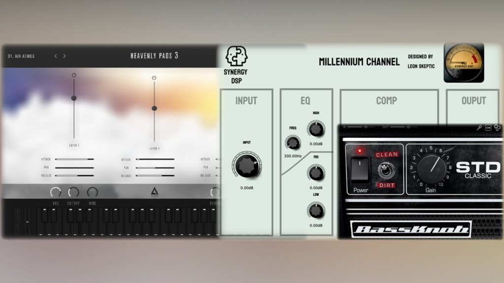 2 New Free Vst & 1 Great Deal - Bogren Digital, Lfo Audio, Synergy Dsp (Millenium Channel, Bassknob Std, Heavenly Pads 3 Lite)