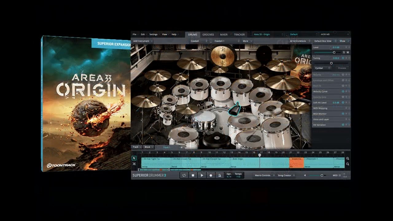 New Metal Month Drum Expansion For Superior Drummer 3 By Toontrack - Area 33 Sdx - All Preset Sounds