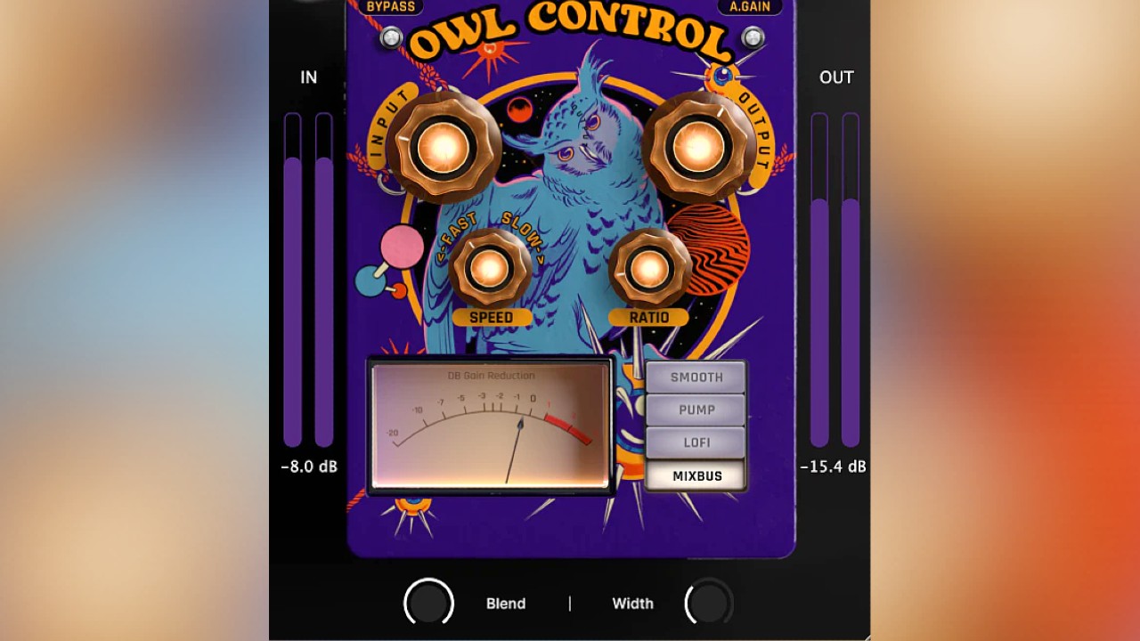 Owl Control: A New Powerful & Versatile 4 Mode Compressor Vst Plugin By Safari Pedals - Review Demo