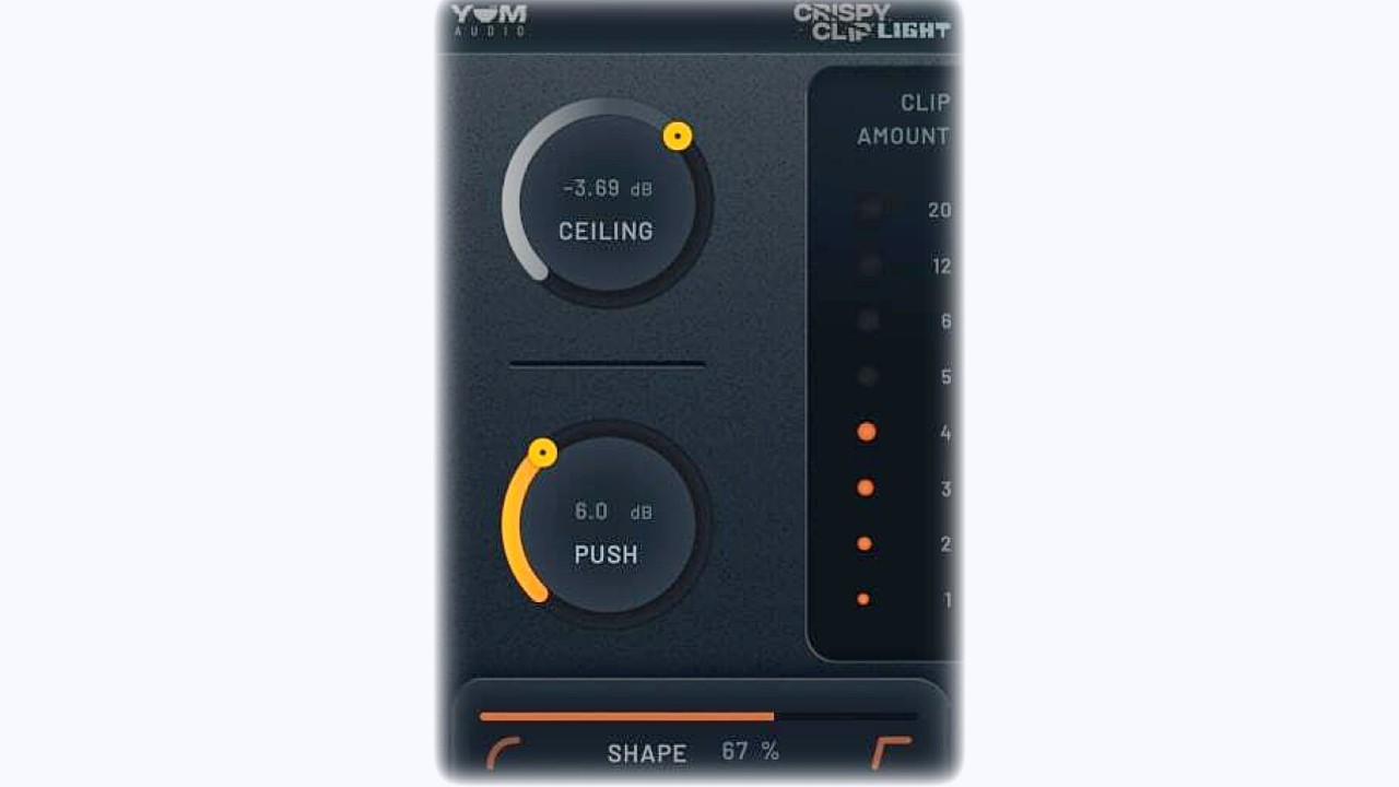 Cool New Free Clipper Vst Plugin (Soft & Hard) By Yum Audio - Crispy Clip Light - Review & Demo