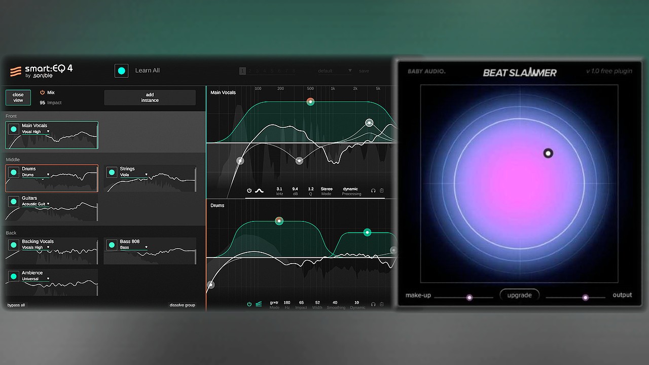 1 Cool New Free Vst & 1 Great New Deal - Baby Audio & Sonible (Smart Eq 4 & Beat Slammer)