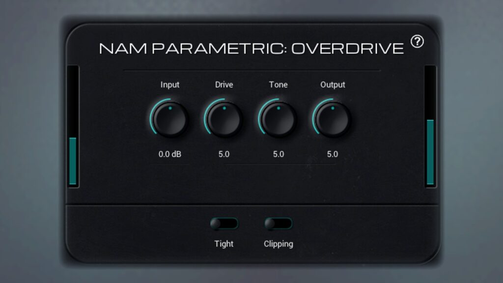 New Free Overdrive Vst Plugin That Uses Neural Amp Modeler's Parametric Modeling - Nam ParametricOD