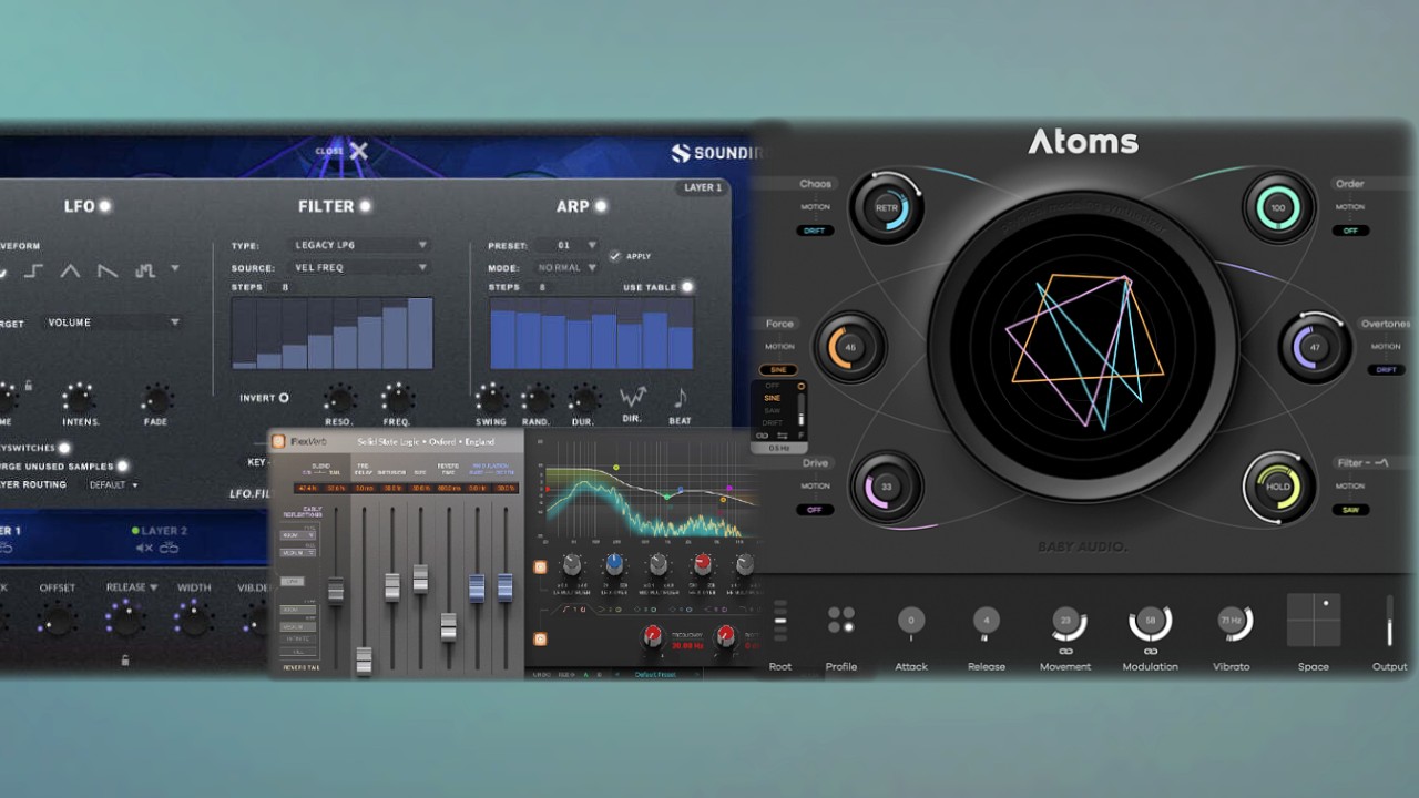 2 New Free Vsts & Deals - Baby Audio, Soundiron, Outobugi (Wave, Aquae Organ, Atoms, SSL Native Flexverb)