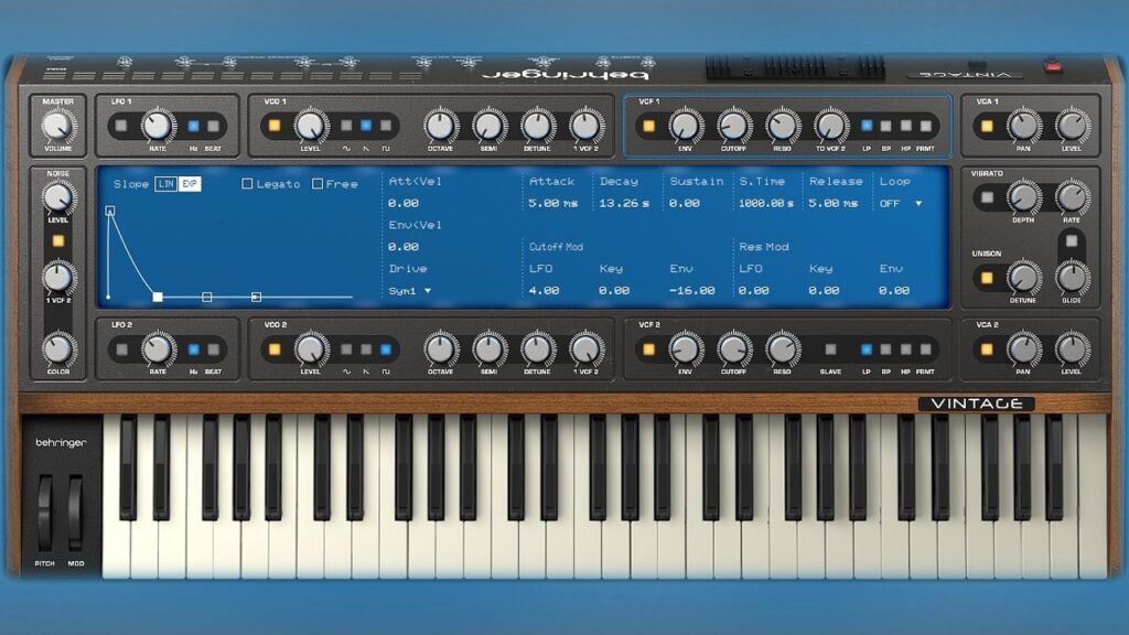 Cool New Free Synth Vst By Behringer - Vintage Plugin - Review, Demo & Installation