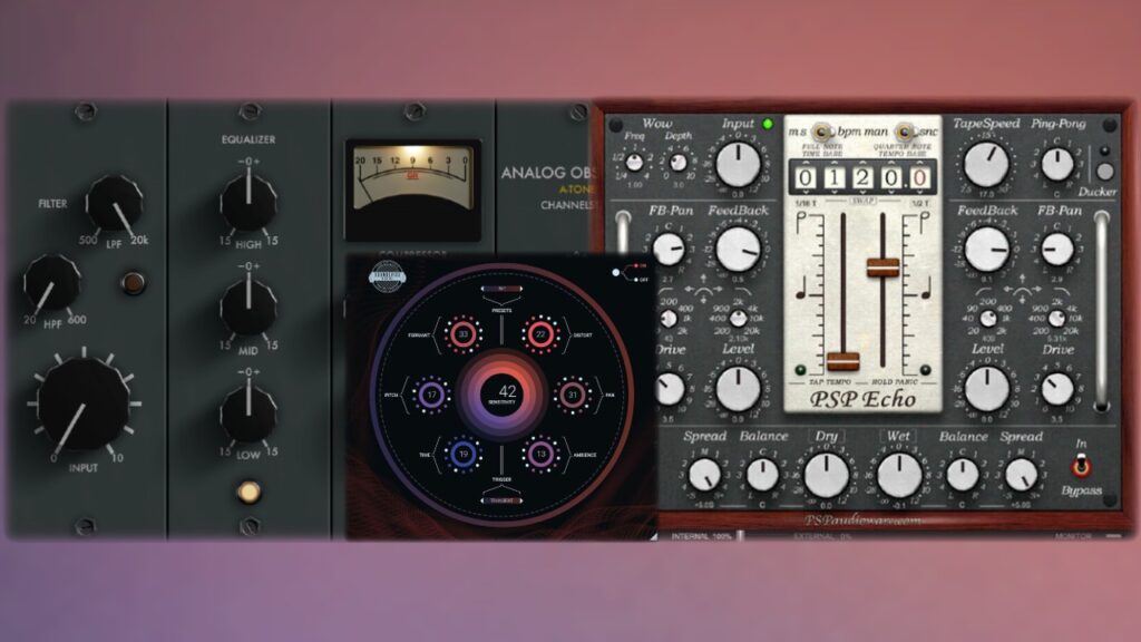 2 Cool New Free Vsts & 1 Deal - Analog Obsession, Psp Audioware, United Plugins (Atone, Randomachine & Psp Echo)