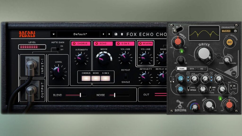 Limited Time Free Vst Plugins By Waves & Safari Pedals - Berzerk Distortion & Fox Echo Chorus