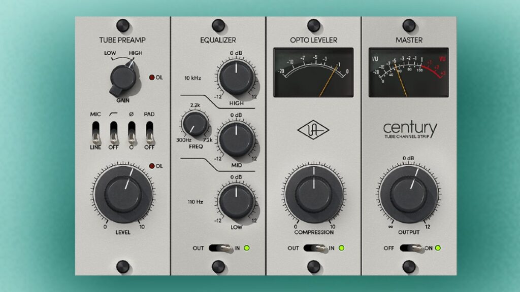 Limited Time FREE Tube Channel Strip VST Plugin by Universal Audio - Century - Review & Demo