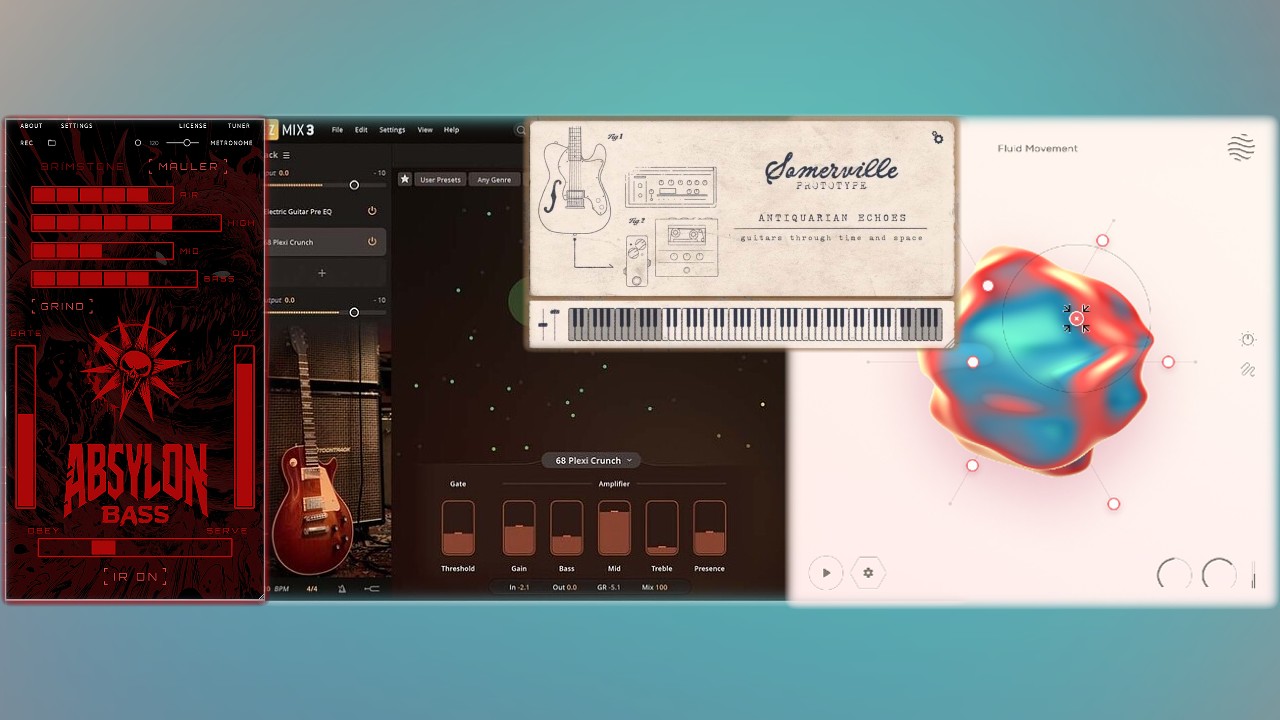 2 Cool New FREE VSTs & Deals - Toontrack, Aurora Dsp, Excite Audio & Somerville Sounds (Absylon Bass, EZmix 3, Motion Harmonic & Antiquarian Echoes)