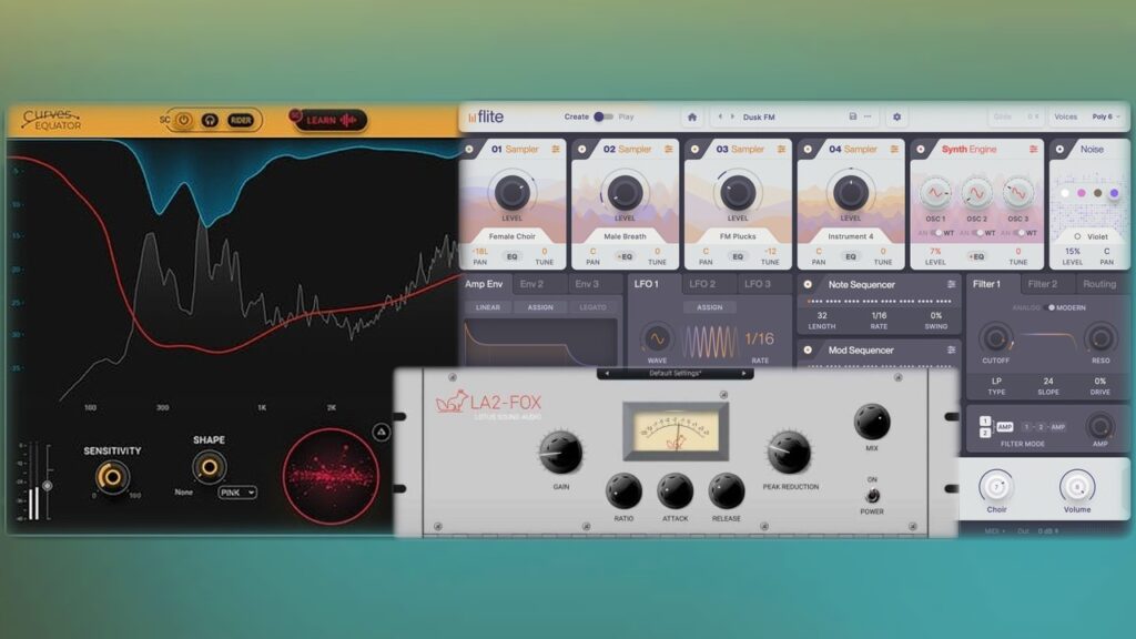 2 New FREE VSTs & Deals - Waves Audio, Lotus Sound & Wavea (LA2-FOX, Curves Equator & Flite)