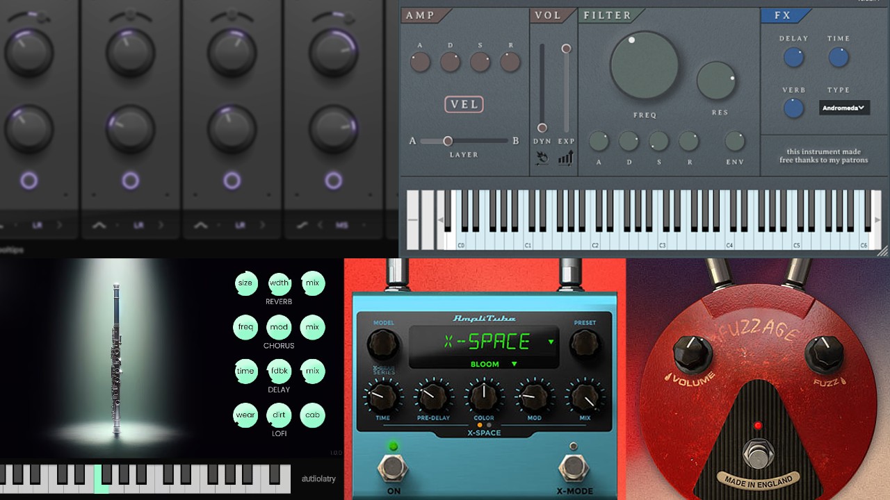 17 Best New FREE VST Effect Plugins, Vst Instruments, Sample Packs & Deals - SEPTEMBER 2024 Week 1