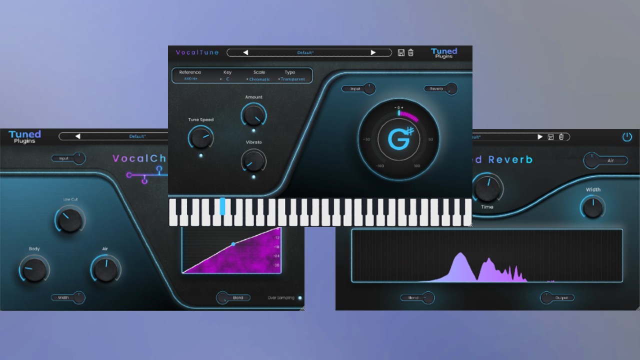 3 Cool New Vocal VST Effects by Tuned Plugins - Vocal Tune, Vocal Chain & Tuned Reverb - Review Demo