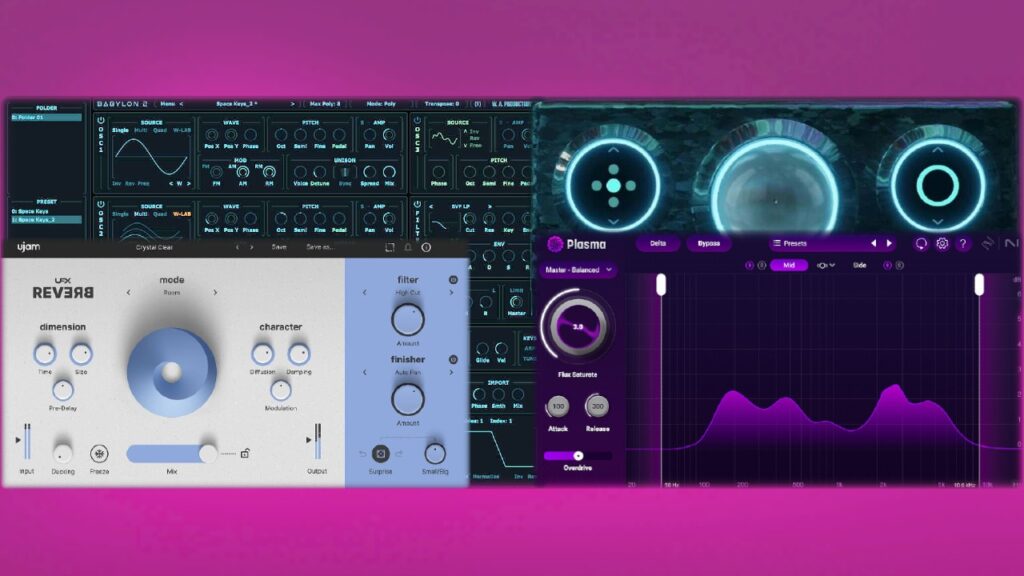 3 New FREE VSTs & Deals - IK Multimedia, Izotope, Ujam, WA Production & Tribe Instruments (Plasma, Brandenburg Piano, Dimension, Ufx Reverb & Babylon 2)