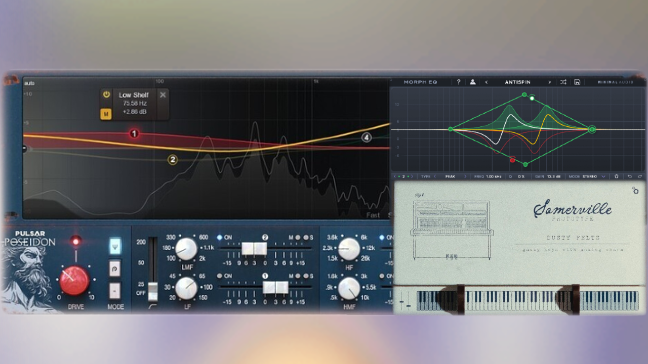 2 New FREE VSTs & Deals - Pulsar Audio, Minimal Audio, Airwindows & Sommerville sounds (Morph Eq, Poseidon, Dusty felts & Isolator3)