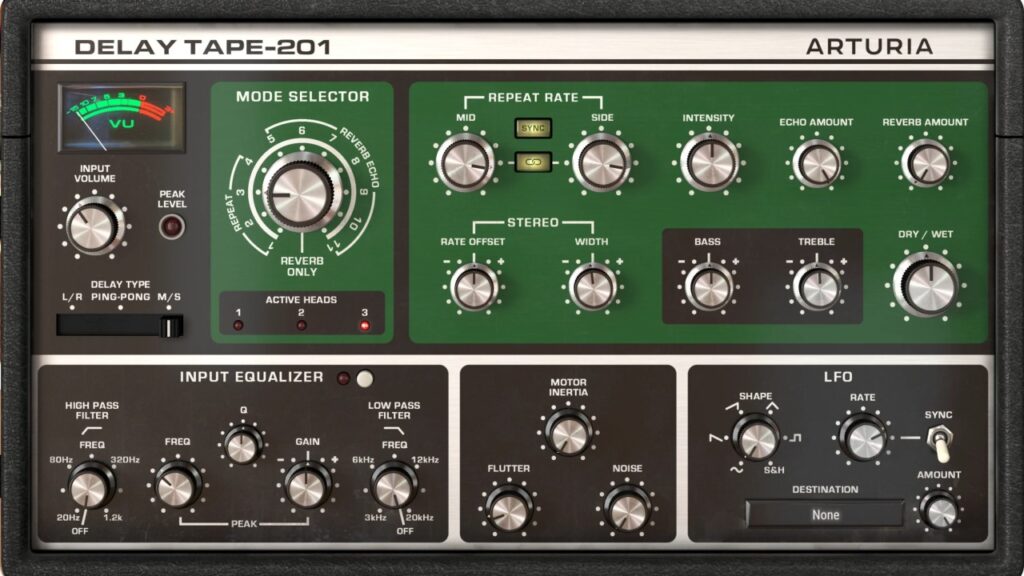 Limited Time Cool FREE Tape Delay VST Plugin - Delay Tape-201 by Arturia - Installation & Review