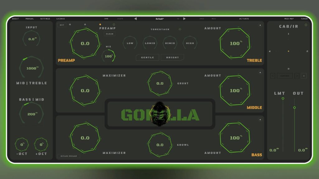 Limited Time FREE Bass Amp Sim Plugin Suite by Aurora Dsp - Gorilla Bass - Review & Demo