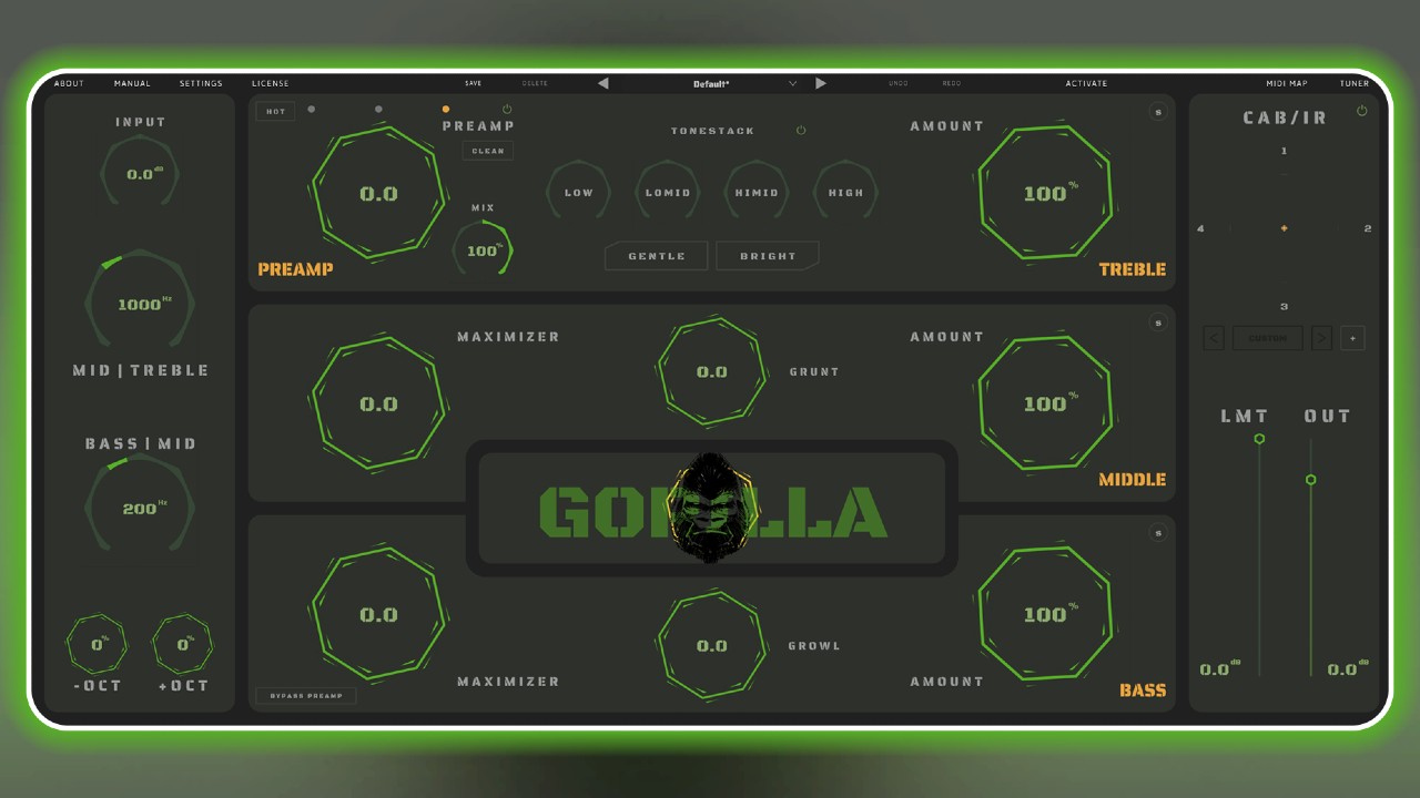 Limited Time FREE Bass Amp Sim Plugin Suite by Aurora Dsp - Gorilla Bass - Review & Demo