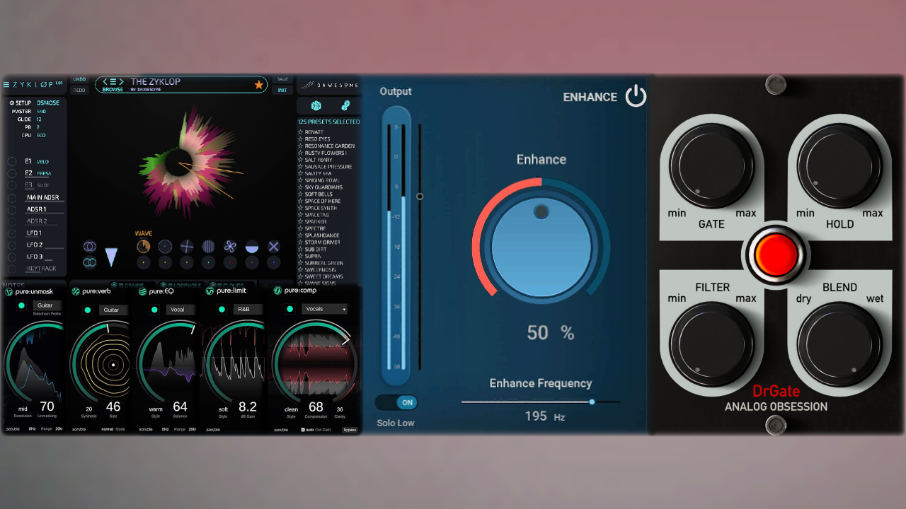 2 New FREE VSTs & 2 Black Friday Deals - Analog Obsession, Sonible, Dawesome, Black Salt Audio (Zyklop, DrGate, Low Control, PureBundle)