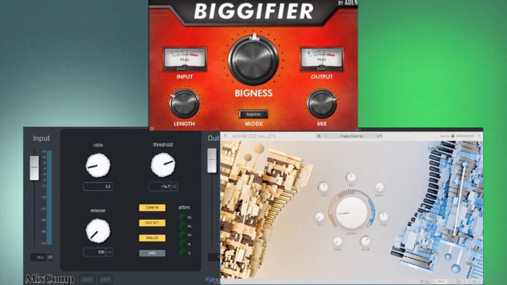 3 FREE VSTs Holiday Gifts - Arturia, Hornet & Wa Production (Biggifier, MixComp & Augmented Mallets)