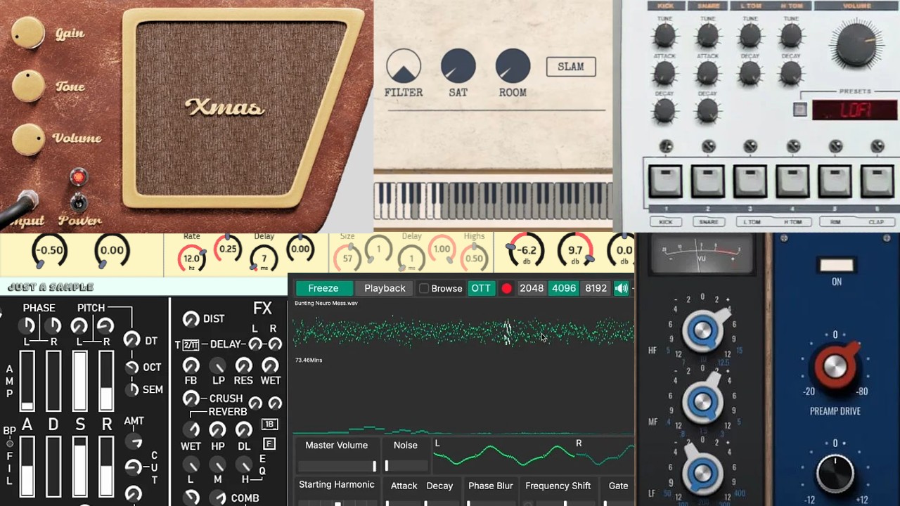 14 Best New FREE Effect Plugins, Instruments, Sample Packs & Plugin Deals - DECEMBER 2024 Week 4