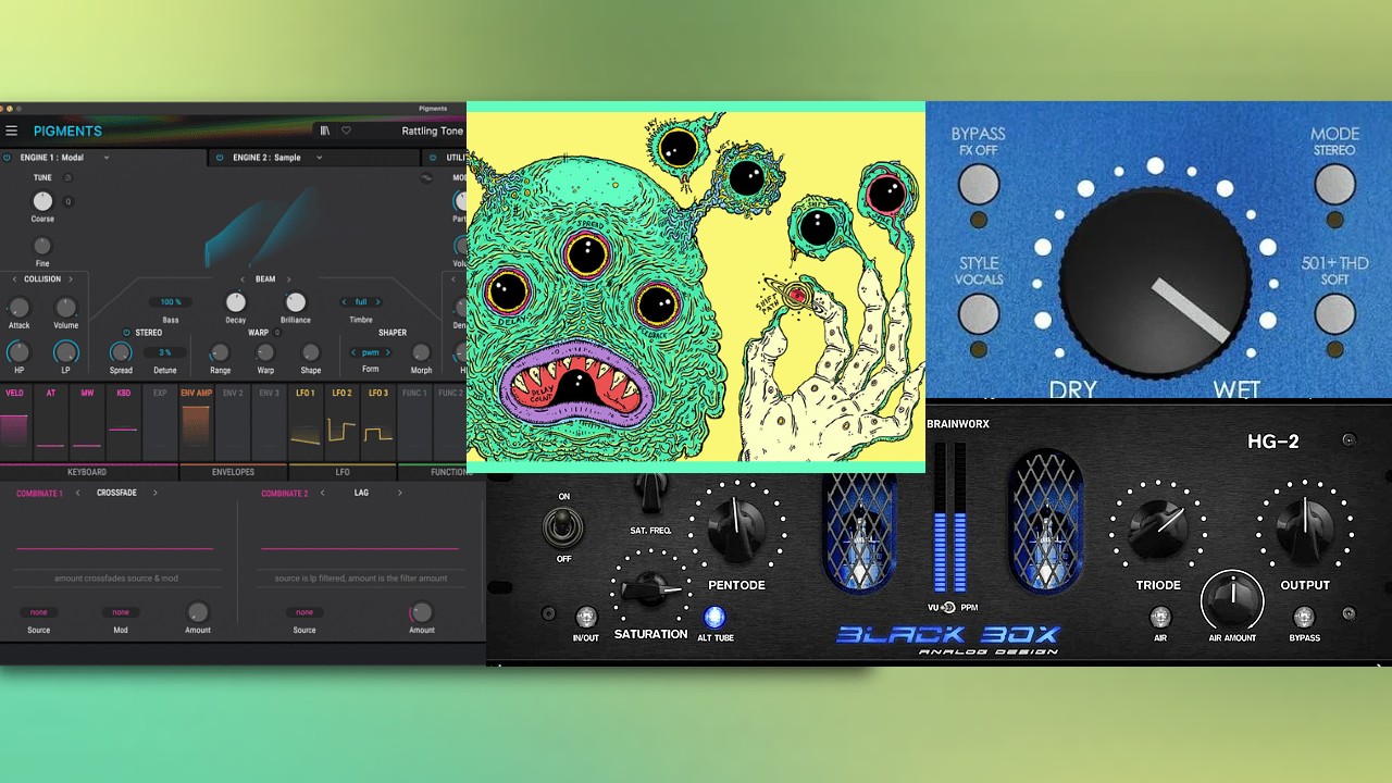 2 Cool New FREE VSTs & 2 Deals - Arturia, Brainworx, Quagliardi & FeakShow Industries (Black Box HG2, Pigments 6, BoomBlender & Dream Eater)