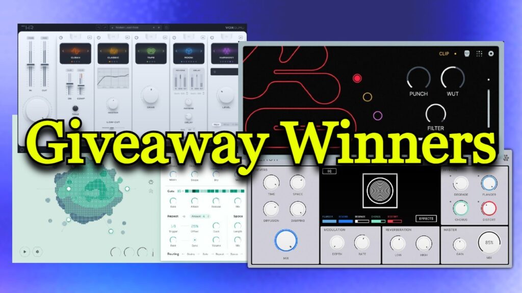 Let's Choose The Winners! - The 1st Amner Hunter Makes Music 2025 Plugin Giveaway