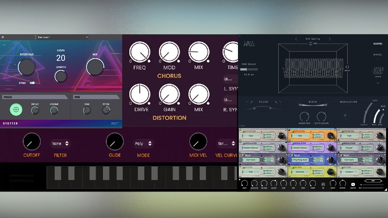 3 New FREE VSTs & 2 Plugin Deals - United Plugin, Klevgrand, Audiolatry, Excite Audio (Bloom Vocal Choir, LoQuest, Air Stutter, Quickbox, Walls)