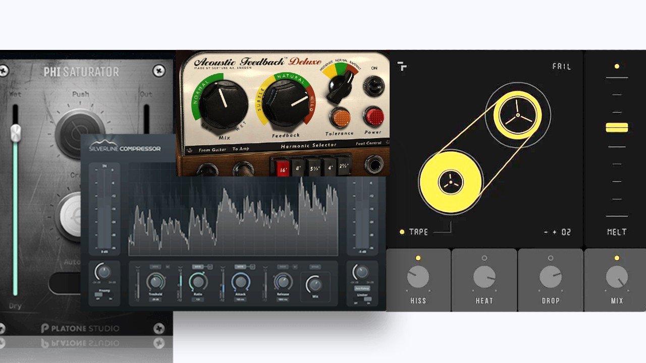 2 New FREE VSTs & 2 Plugin Deals - Softube, Tapefi, Platone Studio, Witchpig (Phi Saturator, Silverline Compressor, Acoustic Feedback, Starscraper, Fail)