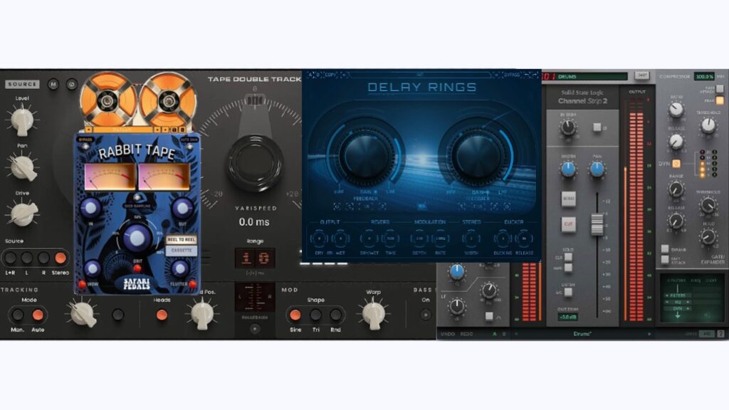 3 New FREE VSTs & 3 Black Friday Deals - UAD, SSL, Air Music Tech, Cymatics, W.A. Production & Safari Pedals (Tape Double Track, Pandora, Delay Rings, Rabbit Tape & Channel Strip 2)