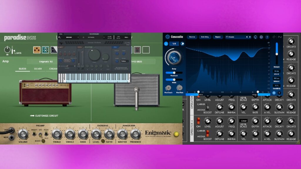 2 New FREE VSTs & 3 Cyber Week Deals - UAD, Izotope, Full Bucket Music, Venus Theory (Cascadia, Auras Lichen, Paradise Guitar Studio, FB-02, Verve Analog Machines Essentials)