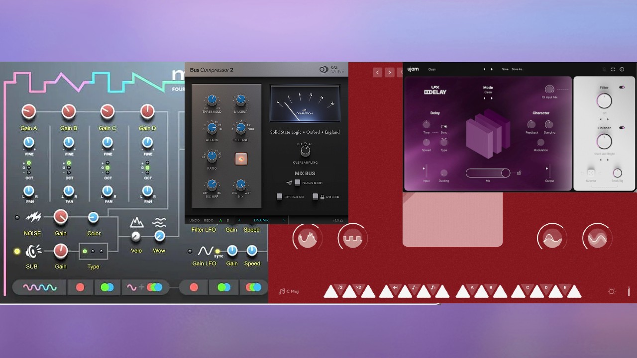 2 New FREE VSTs & Holiday Deals - Ujam, SSL, Excite Audio (Bus Compressor 2, Bloom Bass Groove, Ufx Delay)