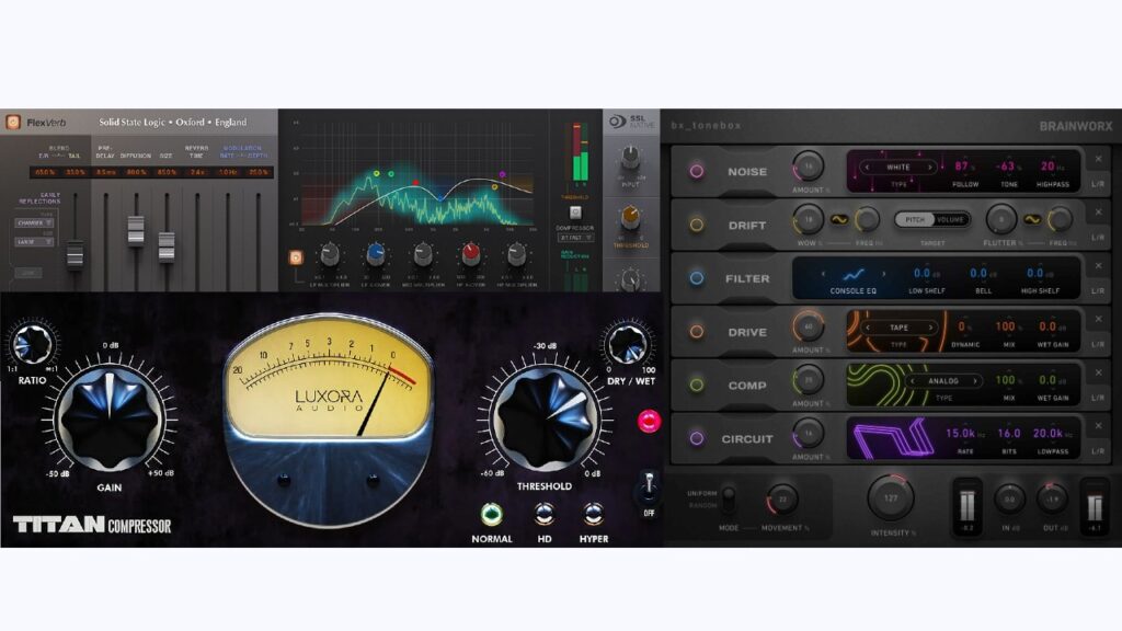 2 New FREE VSTs & 2 Deals - Solid State Logic, Brainworx, Luxora Audio (Bx_Tonebox, FlexVerb, Titan)
