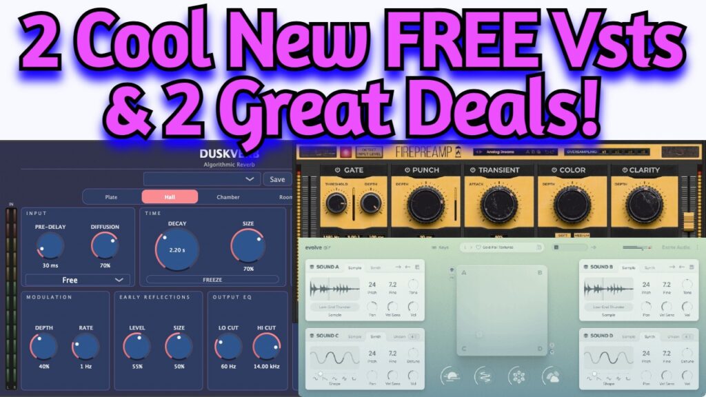 New FREE VSTs & Deals - United Plugins, Excite Audio, Dusk Audio (FirePreAmp, Evolve Air, Multi-Q)