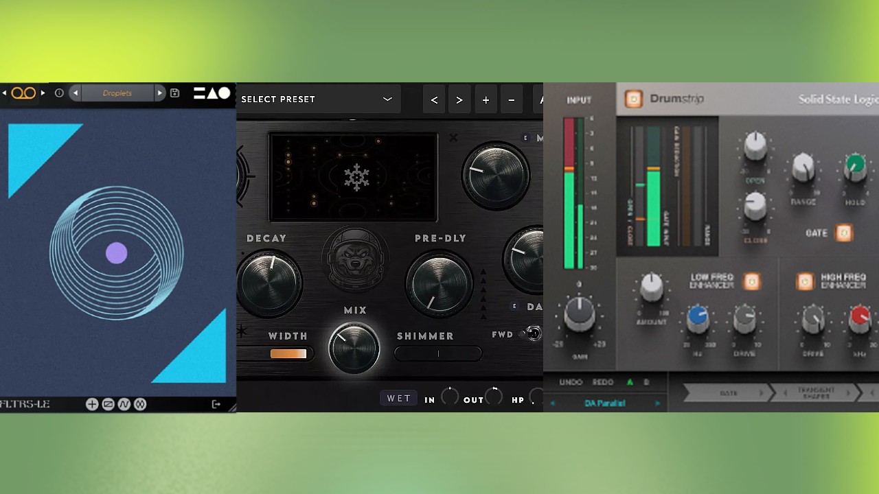 2 New FREE VSTs & 2 Plugin Deals - Mntra, Beatskillz, Solid State Logic (SpaceWolf, Native Drumstrip, Fltrs Le)