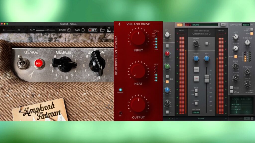 2 New FREE VSTs & 3 Plugin Deals - Bogren Digital, Audiolatry (SSL Channel Strip 2, Ampknob Fatman & Duet, Apus)