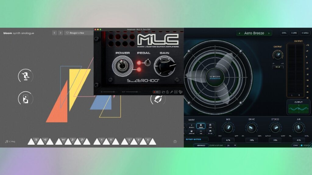 2 New FREE VSTs & 2 Deals - Bogren Digital, Excite Audio, Semedo (Bloom Synth Analogue, Aeromotion)