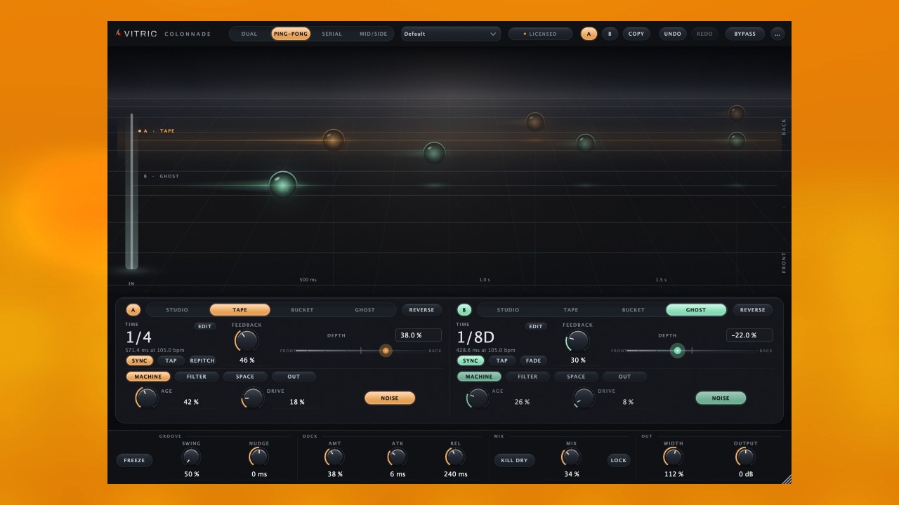 Hurry! Get This Brand New $35 Plugin For FREE, While You Can! - Colonnade Delay By Vitric Audio
