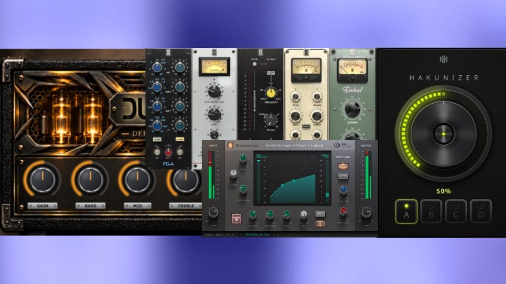 2 New FREE VSTs & 2 Plugin Deals - Slate Digital, SSL, Hakuna Audio (Hakunizer, Dufful Amp, X-Valve Comp, VMR Essentials)